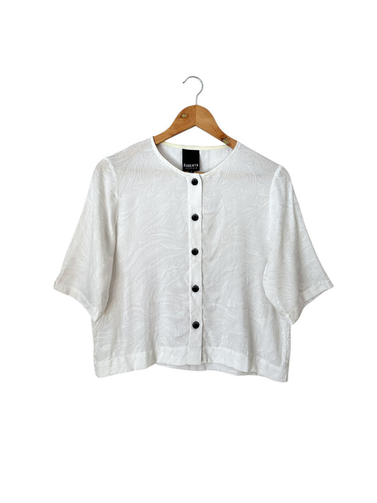 TOP LOLA BLANCO JACQUARD