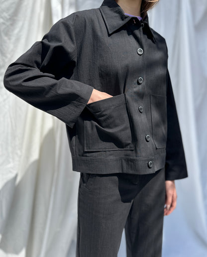 CHAQUETA POOL NEGRA