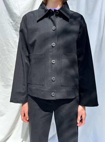 CHAQUETA POOL NEGRA