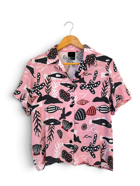 GUAYABERA PECES ROSA