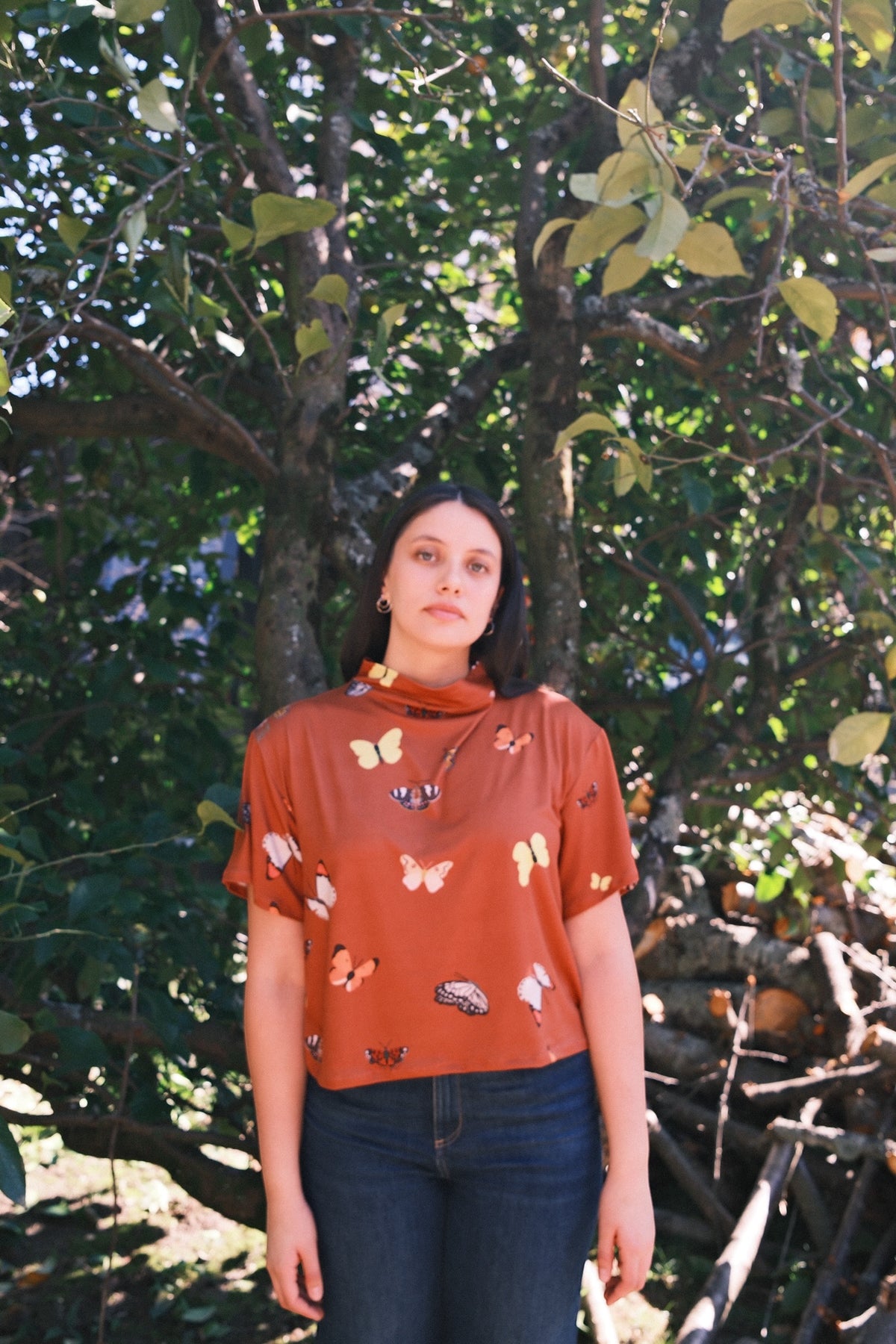 POLERA TORTUGA MARIPOSAS MANJAR
