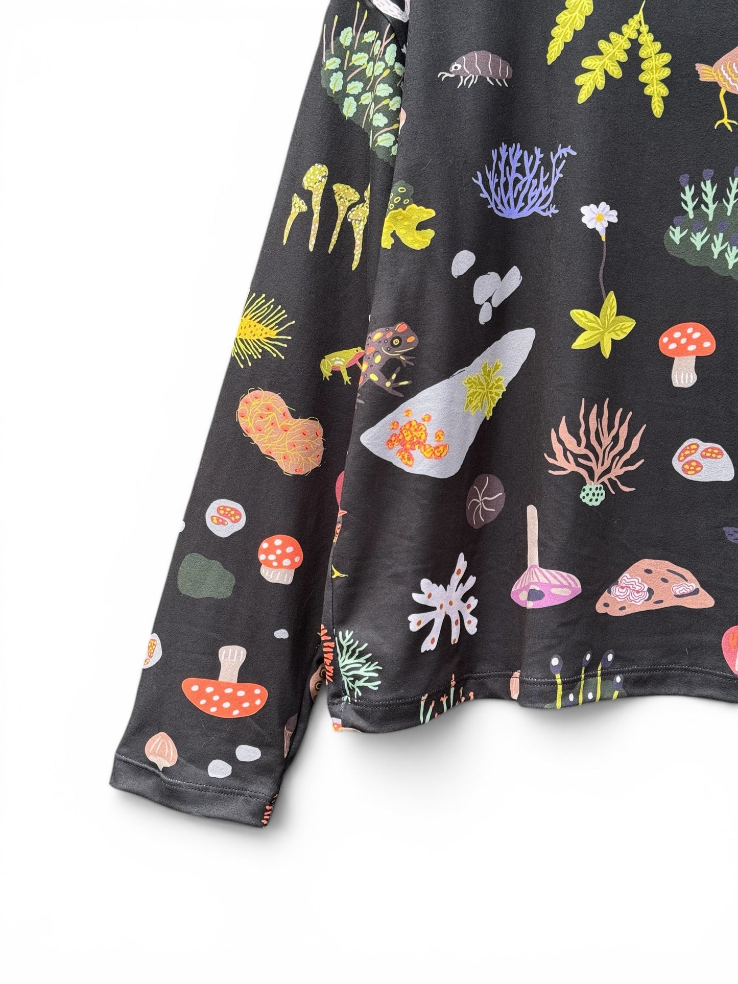 POLERA TORTUGA MICROBOSQUE GRAFITO