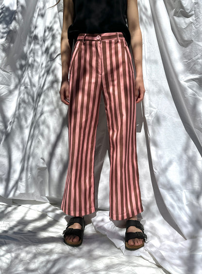PANTALON TUBO RAYAS