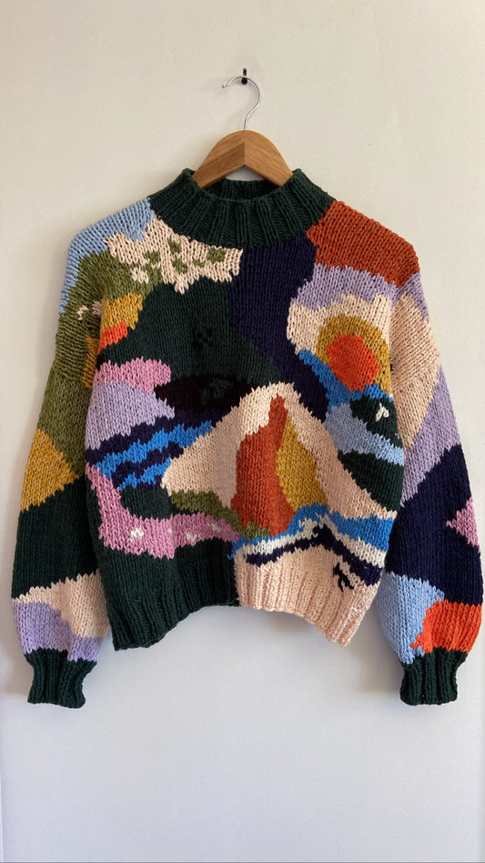 SWEATER VOLCAN COLORES OPACOS