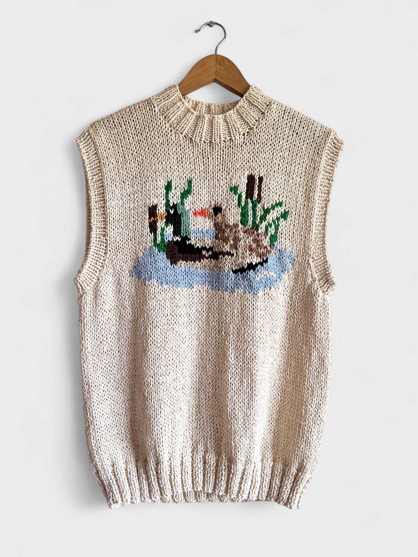 SWEATER SIN MANGAS PATOS LAGUNA