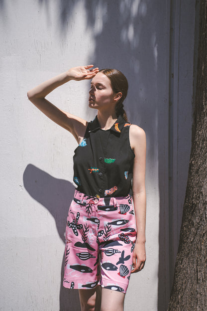 SHORT PECES ROSA