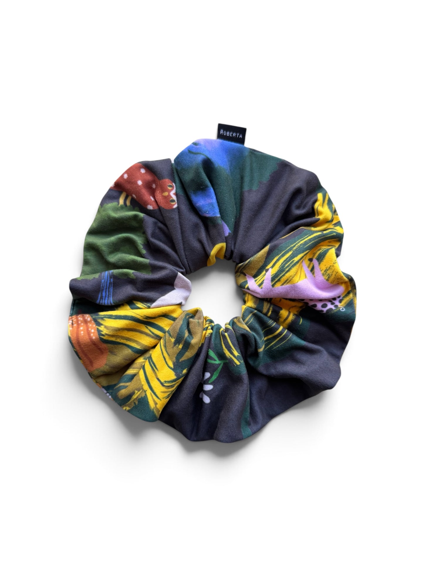 SCRUNCHIE PAISAJE NEGRO