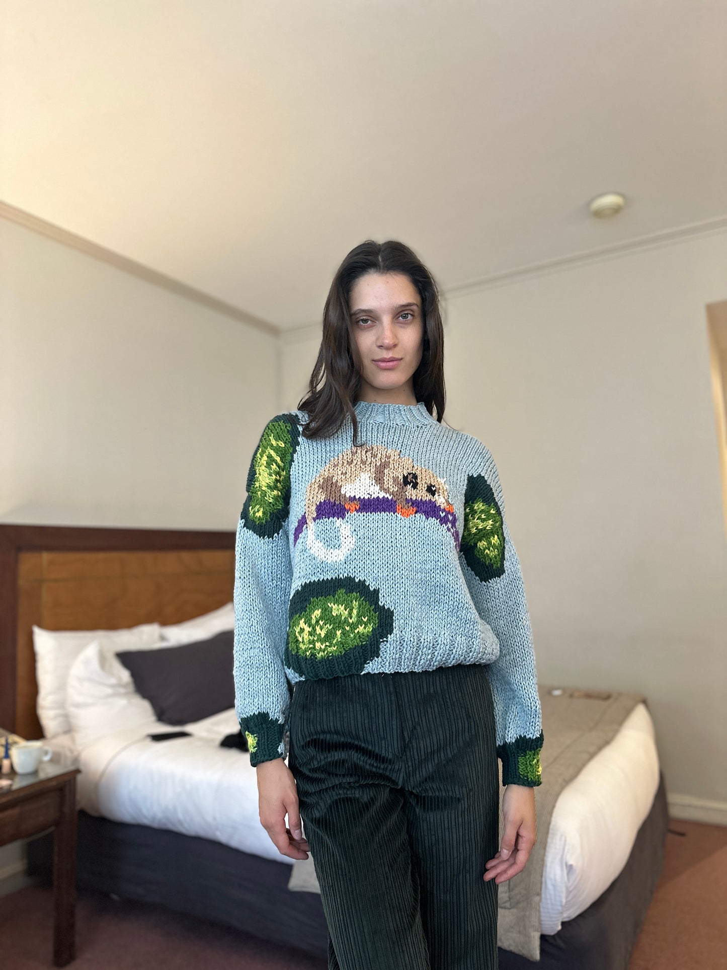 SWEATER MONITO DEL MONTE GRIS
