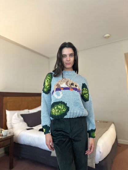 SWEATER MONITO DEL MONTE GRIS
