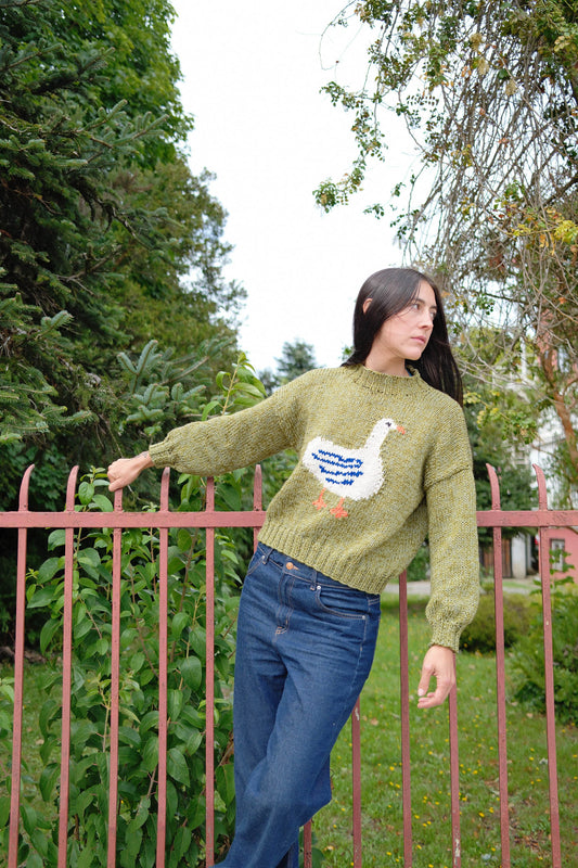 SWEATER GANSO VERDE MUSGO