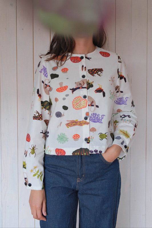 TOP LOLA MICROBOSQUE MANGA LARGA
