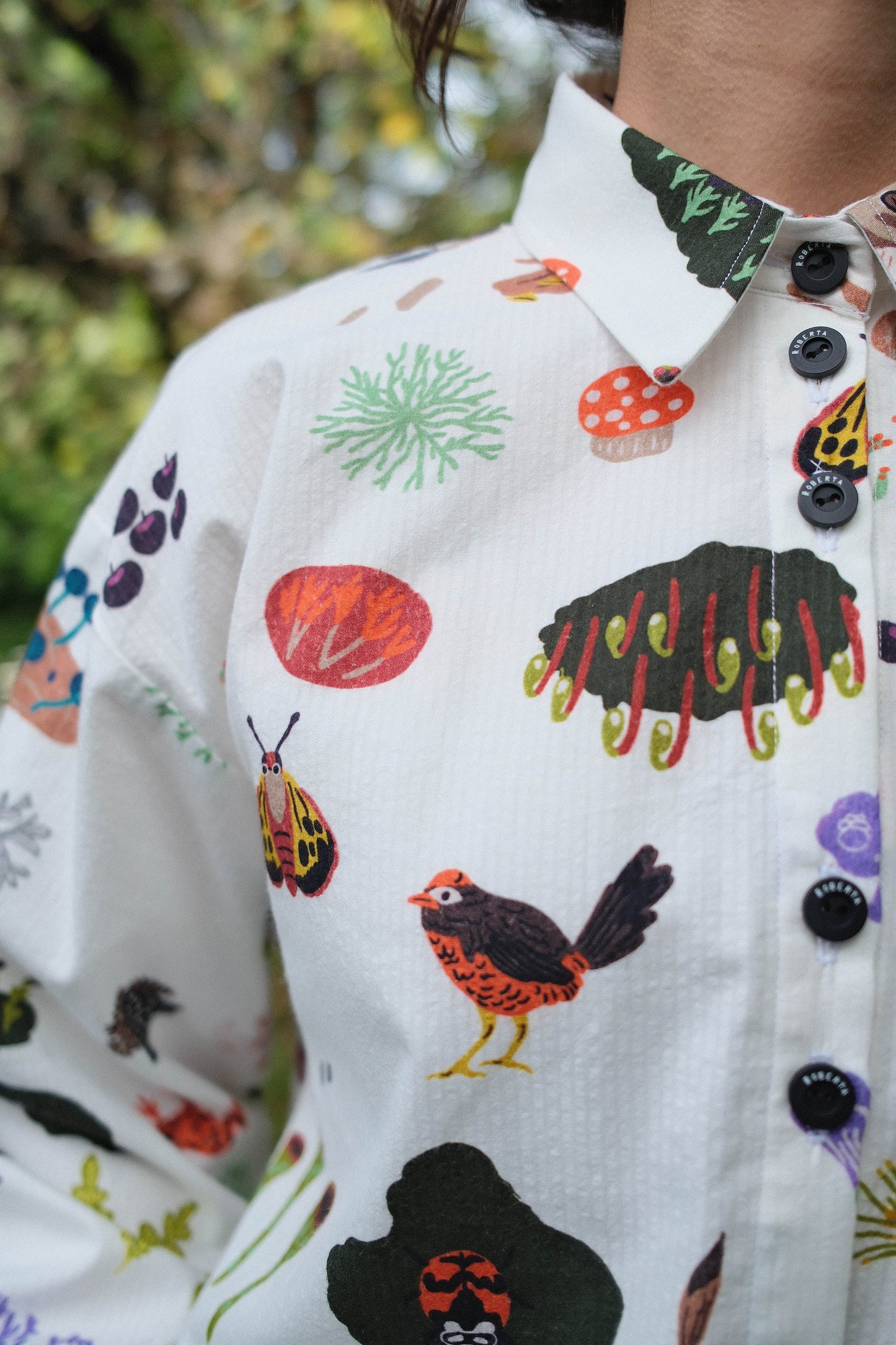 CAMISA GLOBO MICROBOSQUE