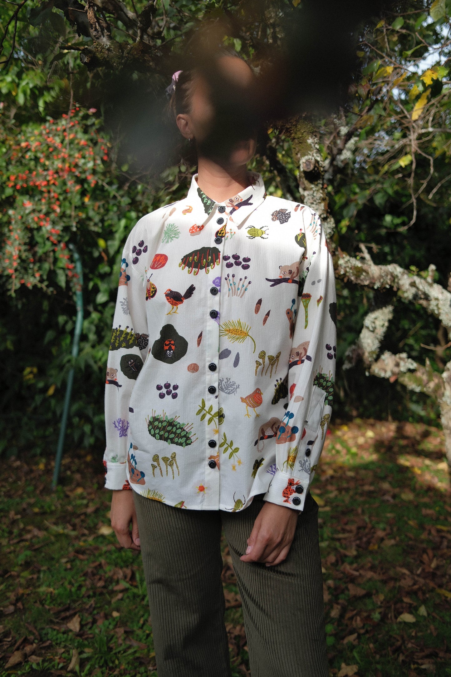 CAMISA GLOBO MICROBOSQUE