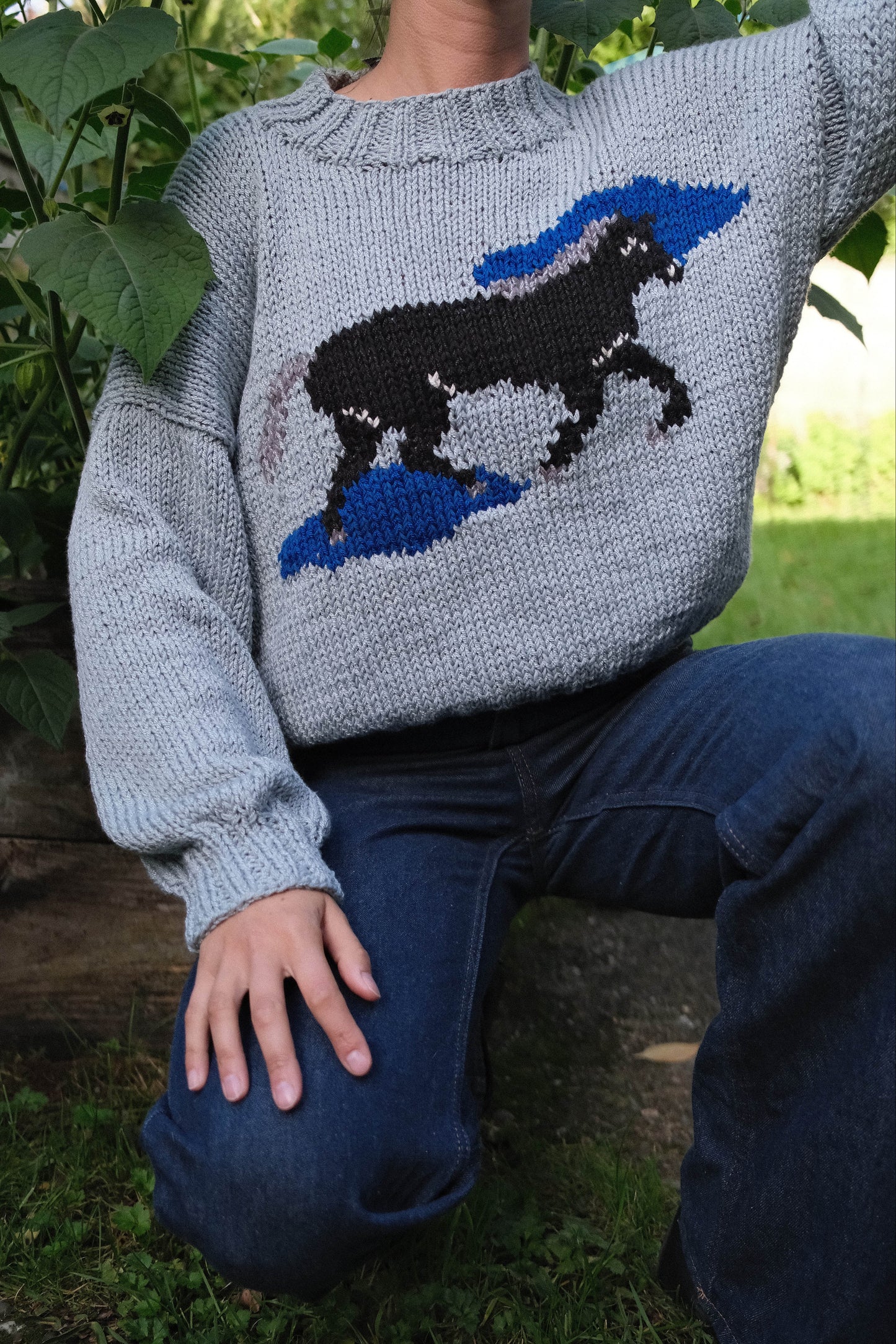 SWEATER CABALLO NUBES