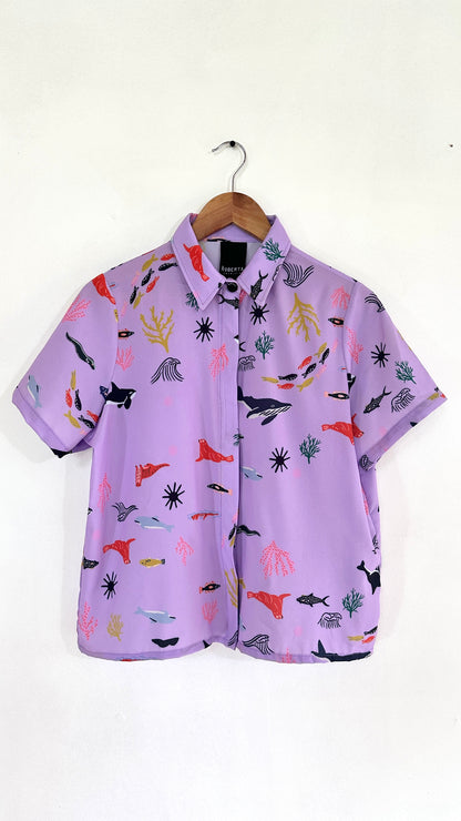 CAMISA BOTONERA MARINO LILA