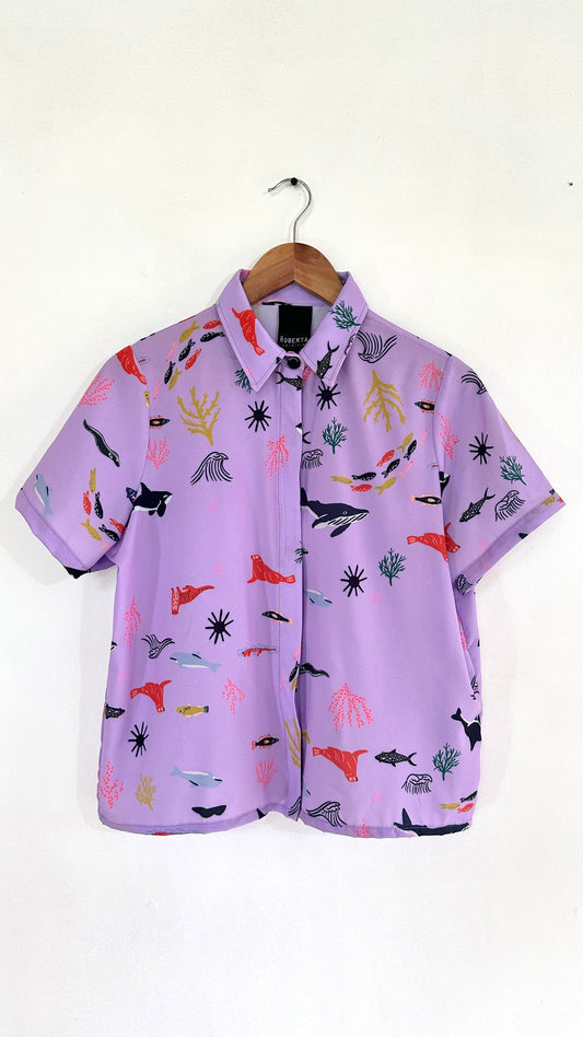CAMISA BOTONERA MARINO LILA