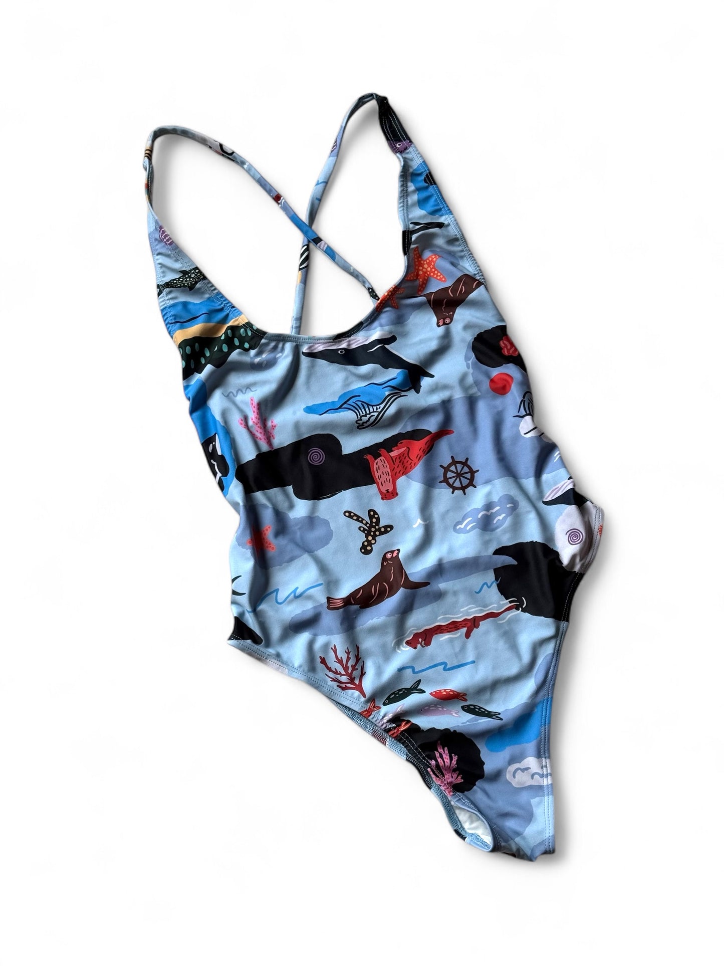 TRAJE DE BAÑO TIRAS MAR