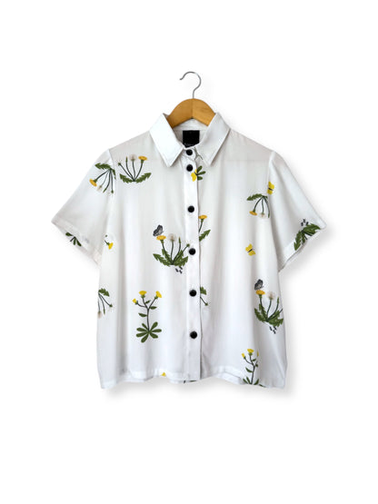 CAMISA BOTONERA CORTA DIENTE DE LEON