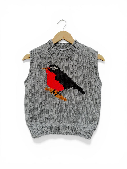 SWEATER SIN MANGA LOICA GRIS