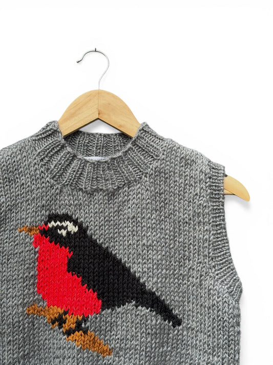 SWEATER SIN MANGA LOICA GRIS