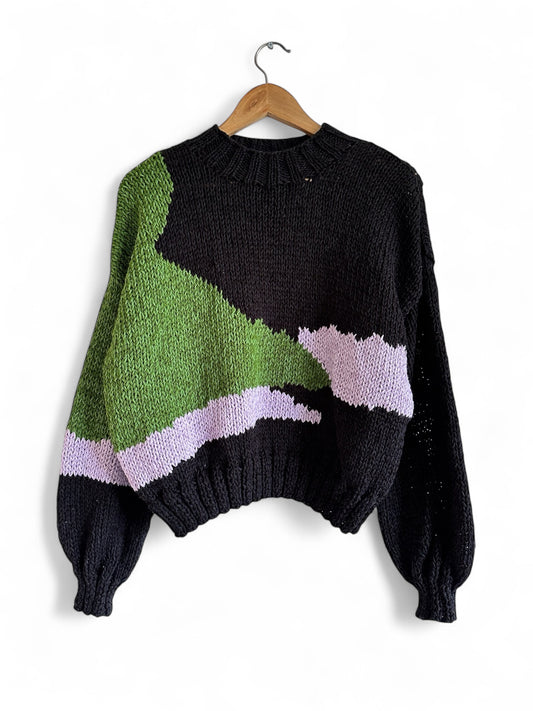SWEATER LAGUNA VERDE LILA