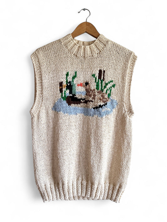 SWEATER SIN MANGAS PATOS LAGUNA