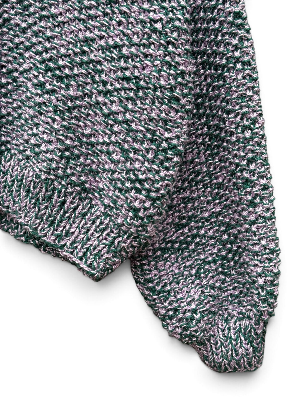 MOMA CORTO ABIERTO CUELLO REDONDO VERDE LILA