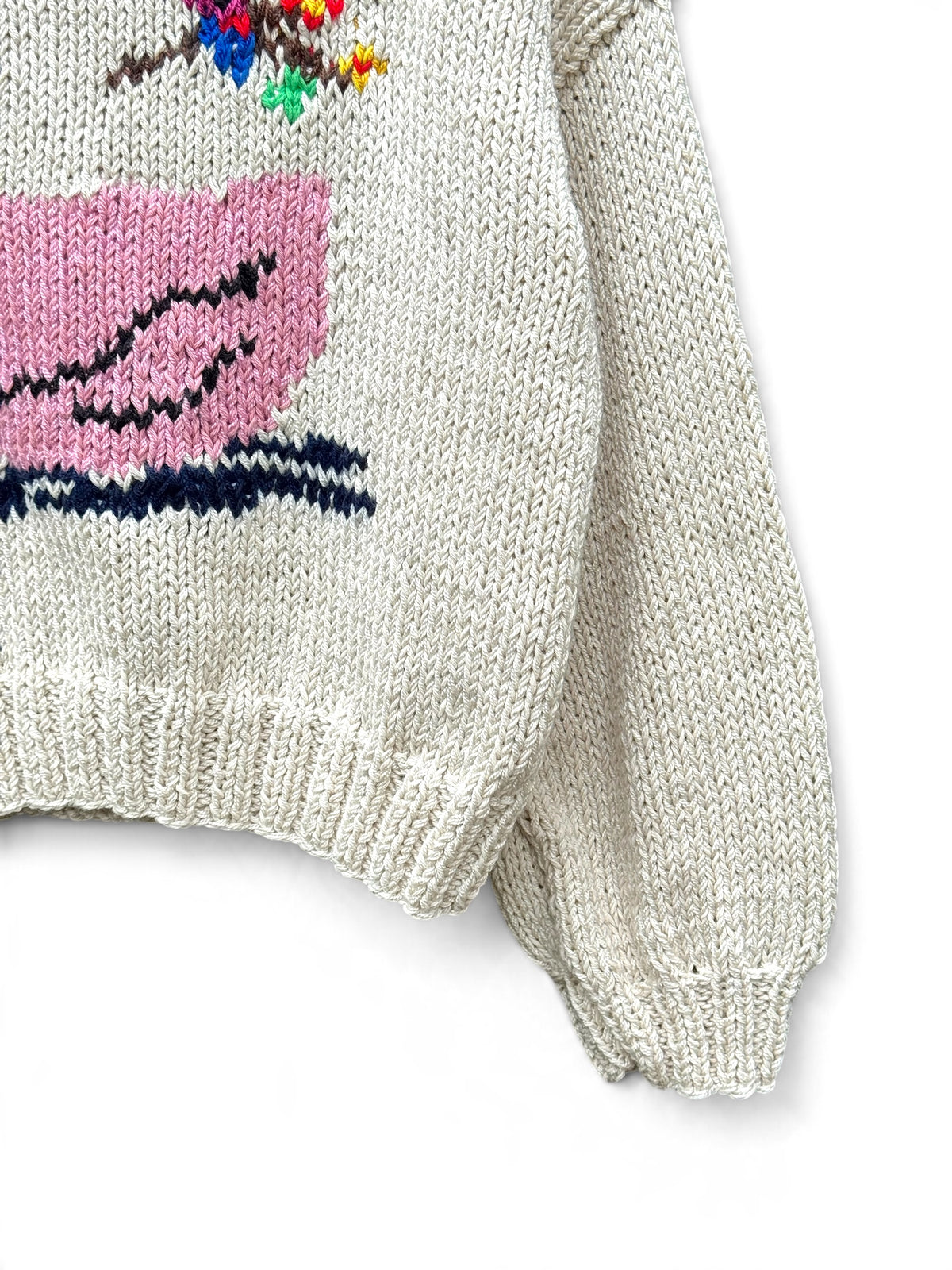 SWEATER CISNE ROSA CRUDO