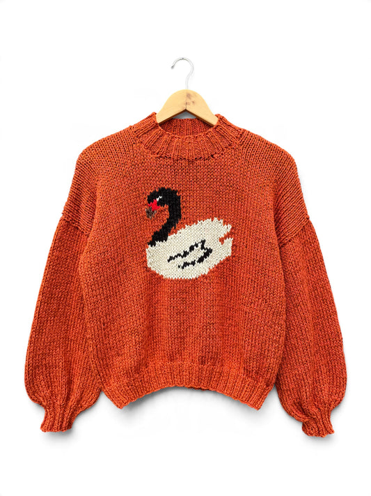 SWEATER CISNE TERRACOTA