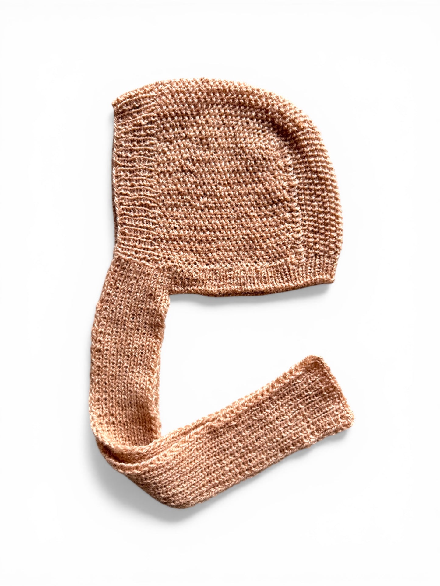 GORRO BUFANDA BEIGE MOHAIR