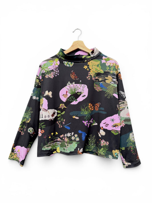 POLERA TORTUGA CAMPO NOCHE