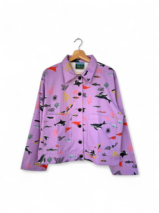 CHAQUETA POOL MARINO LILA