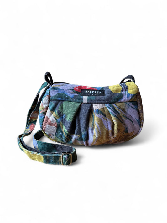 CARTERA ACOLCHADA PAISAJE NEGRO