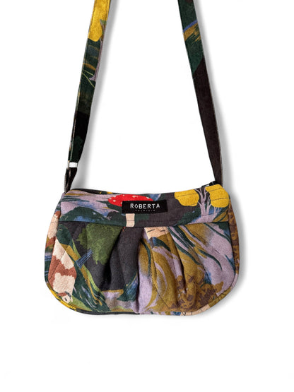 CARTERA ACOLCHADA PAISAJE NEGRO