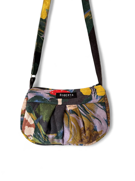 CARTERA ACOLCHADA PAISAJE NEGRO