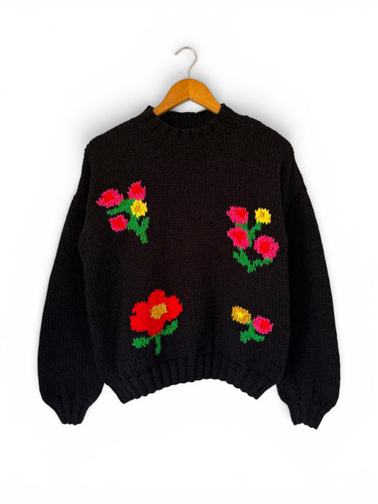 SWEATER FLORAL