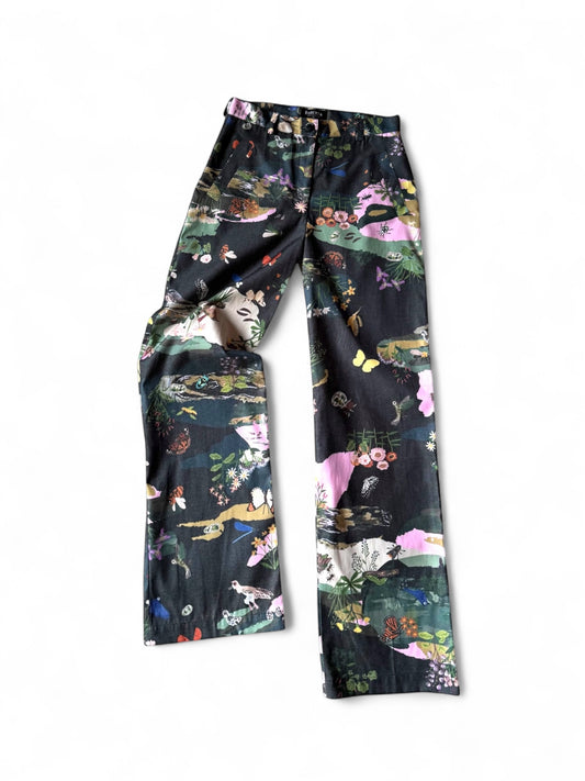 PANTALON TUBO CAMPO NOCHE