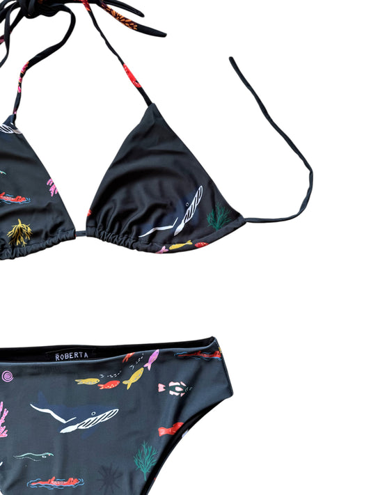 BIKINI MARINO NEGRO GRISACEO
