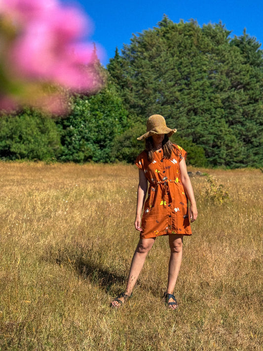 VESTIDO OVER MARIPOSAS MANJAR