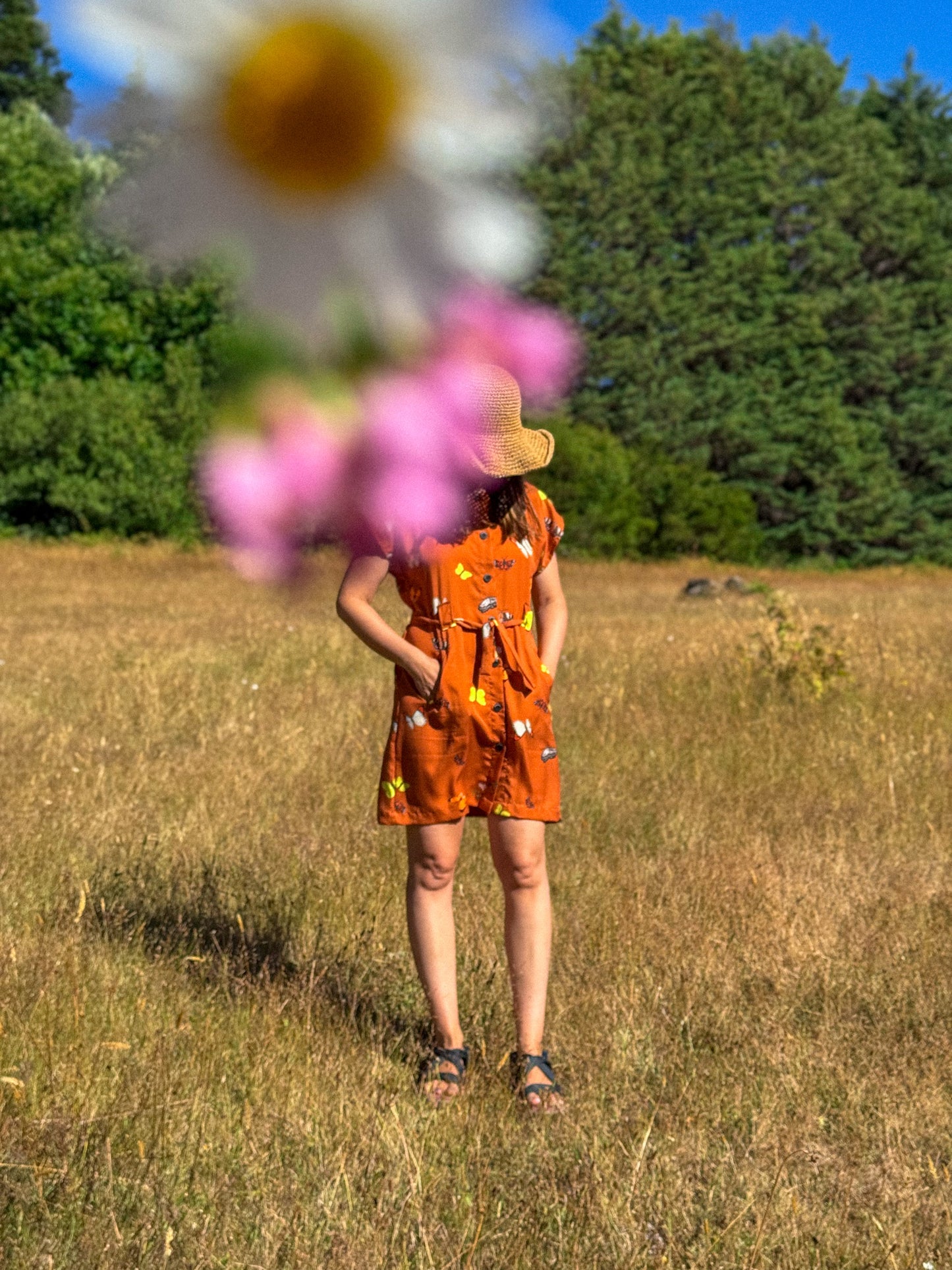 VESTIDO OVER MARIPOSAS MANJAR