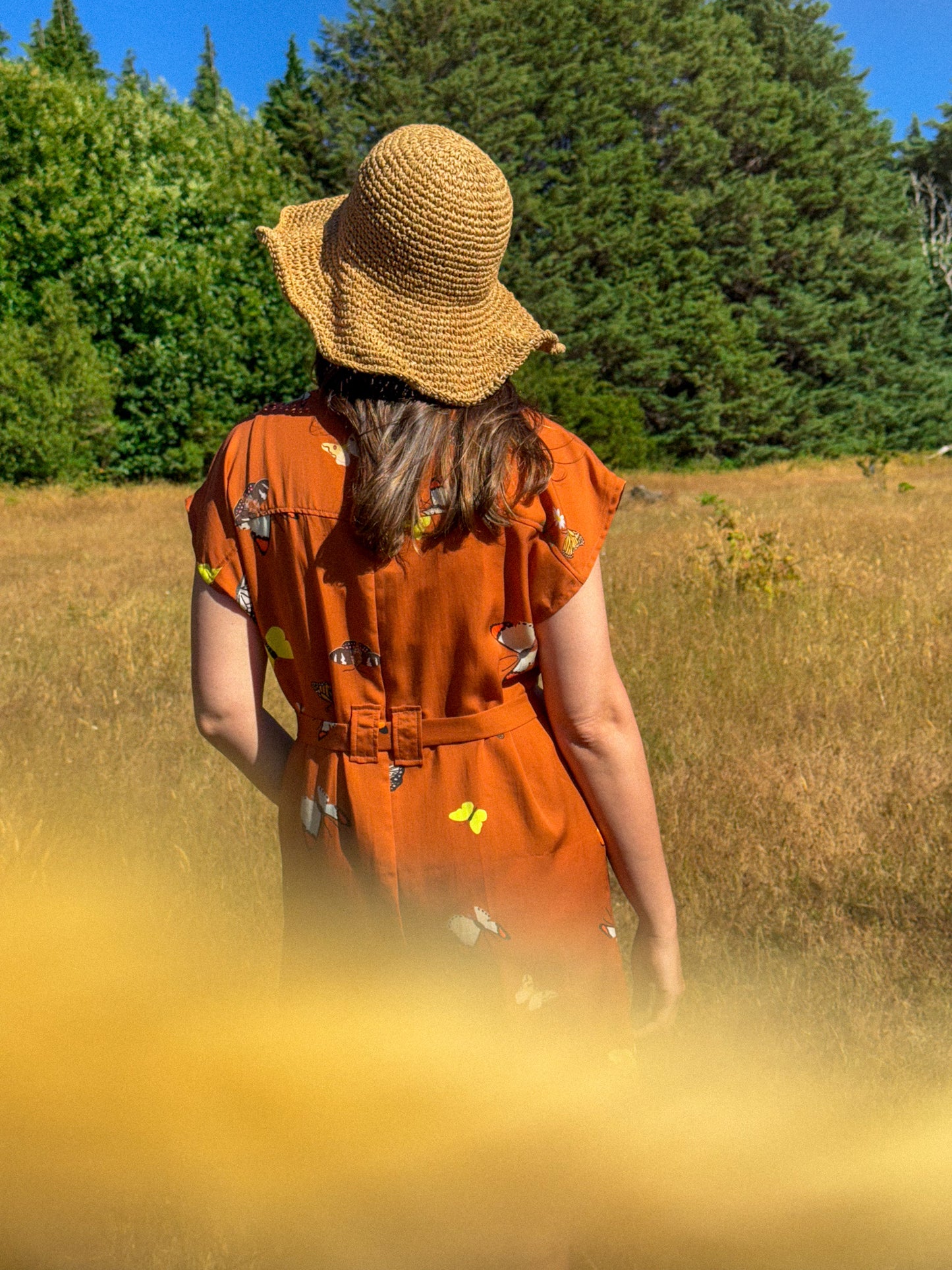 VESTIDO OVER MARIPOSAS MANJAR