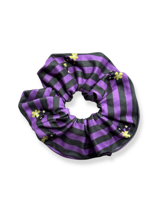 SCRUNCHIE RAYAS FLORES
