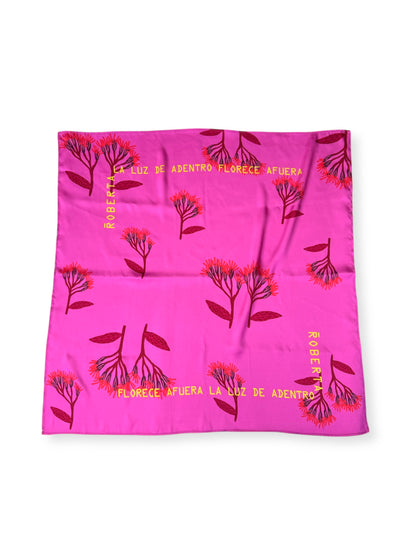 CAJA SET FLORES FUCSIA