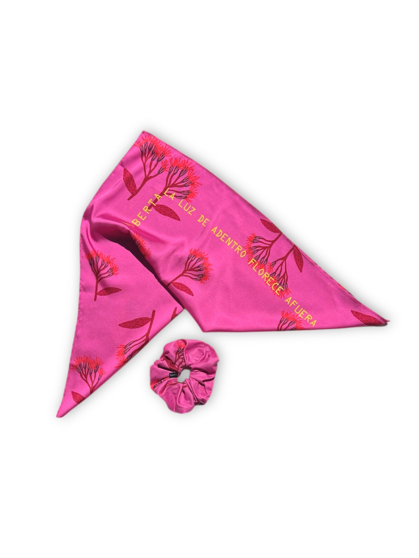 CAJA SET FLORES FUCSIA