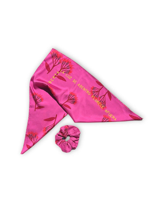 CAJA SET FLORES FUCSIA