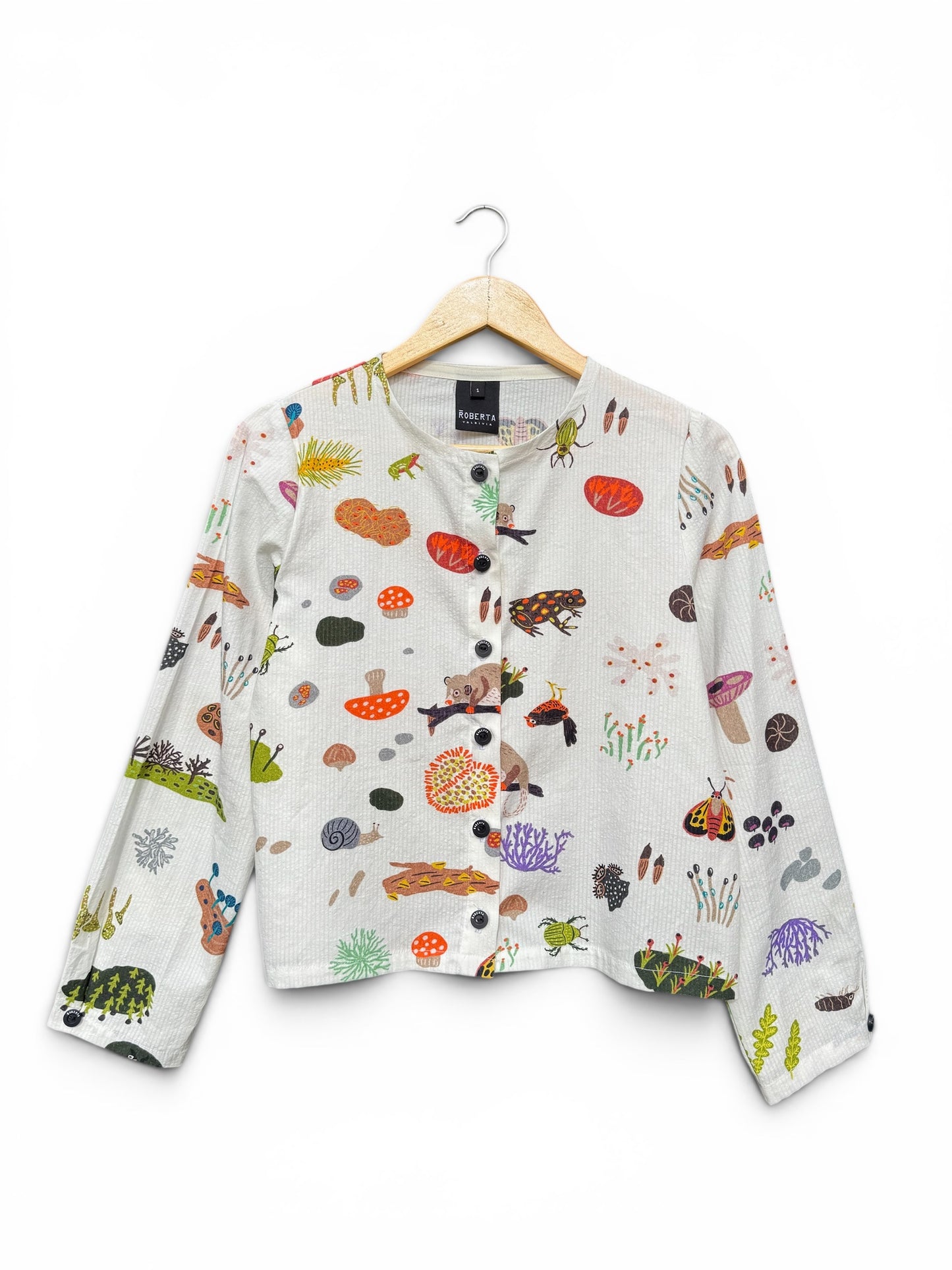 TOP LOLA MICROBOSQUE MANGA LARGA