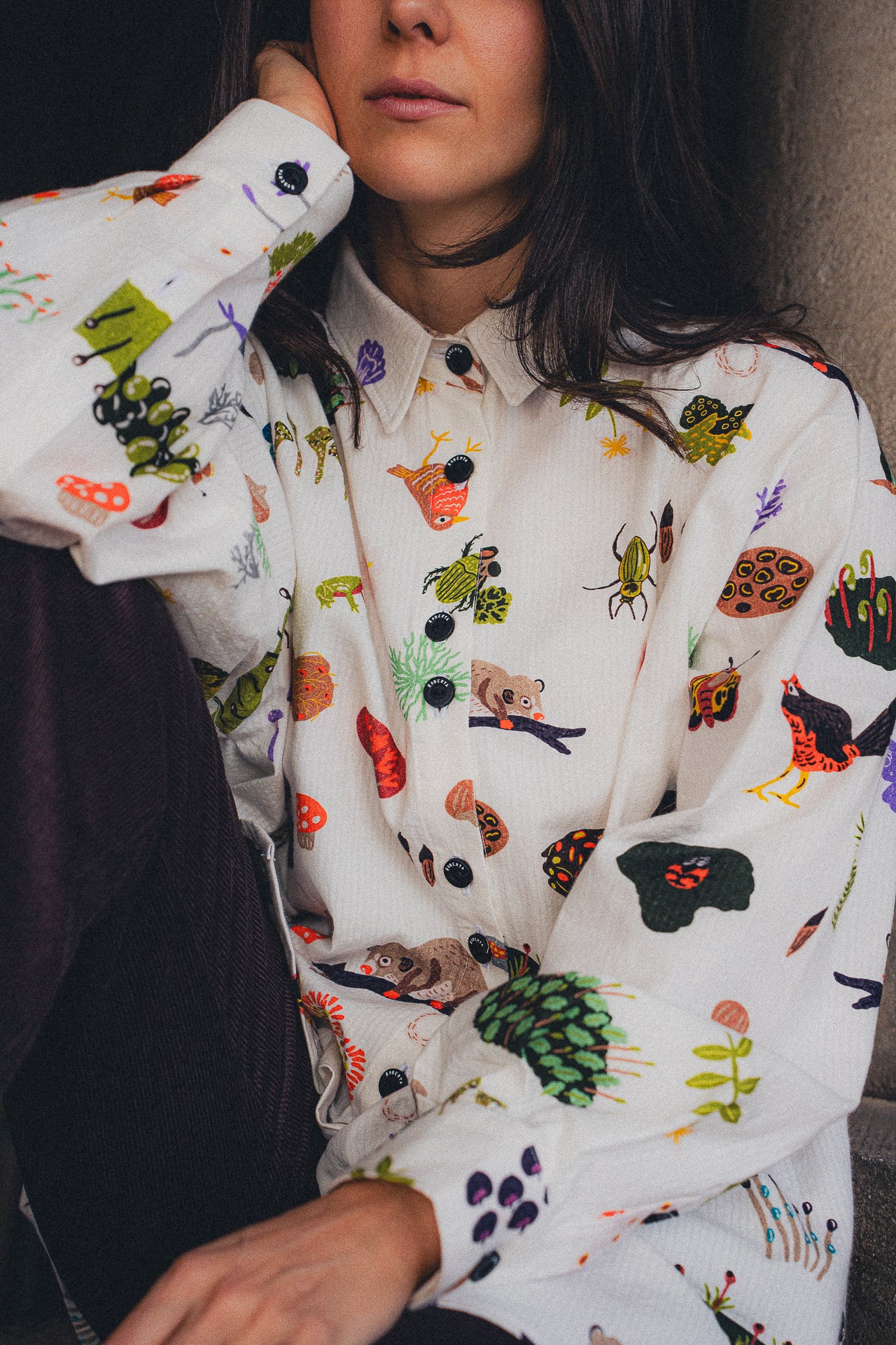 CAMISA GLOBO MICROBOSQUE