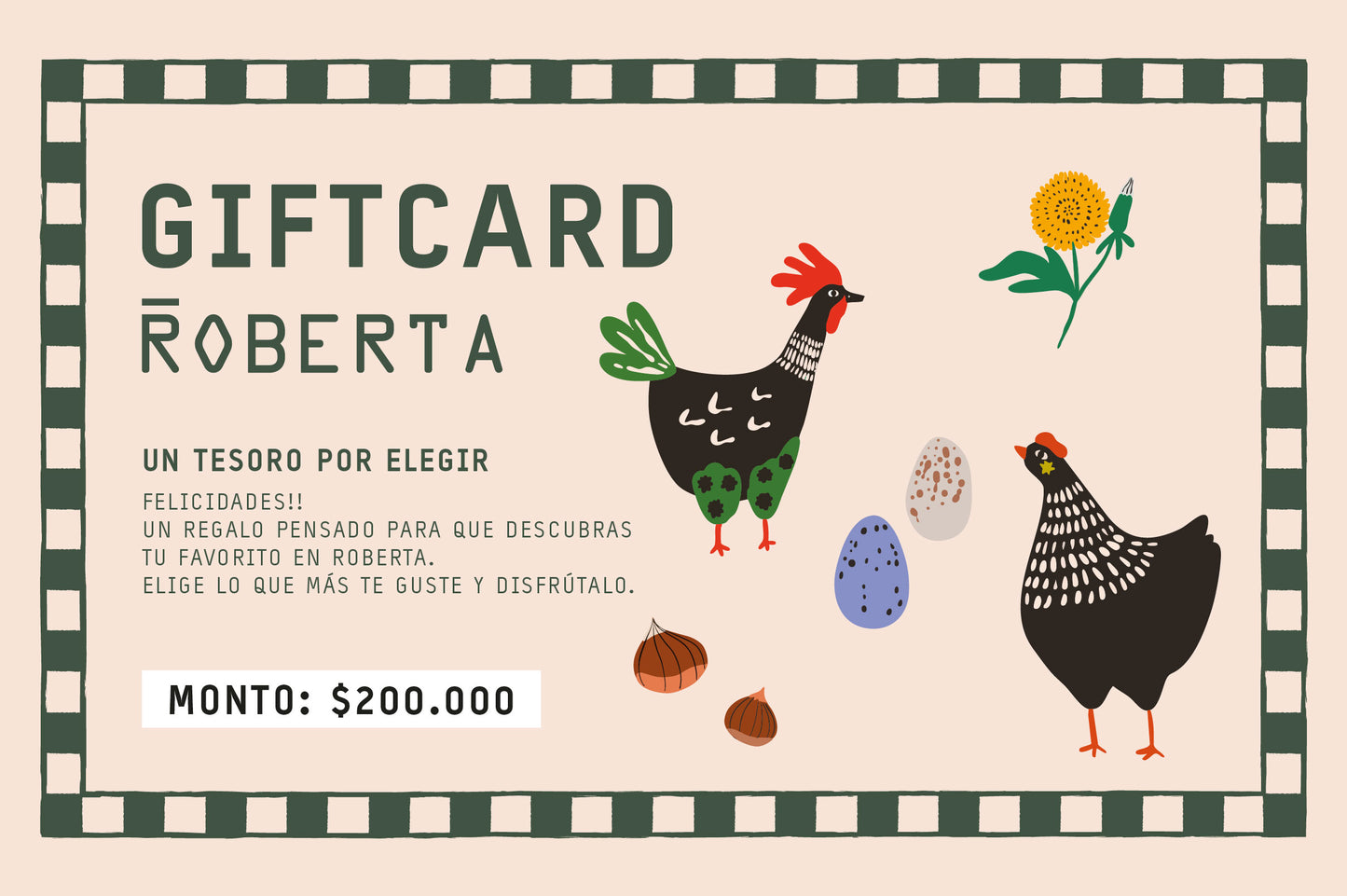 Giftcard Roberta