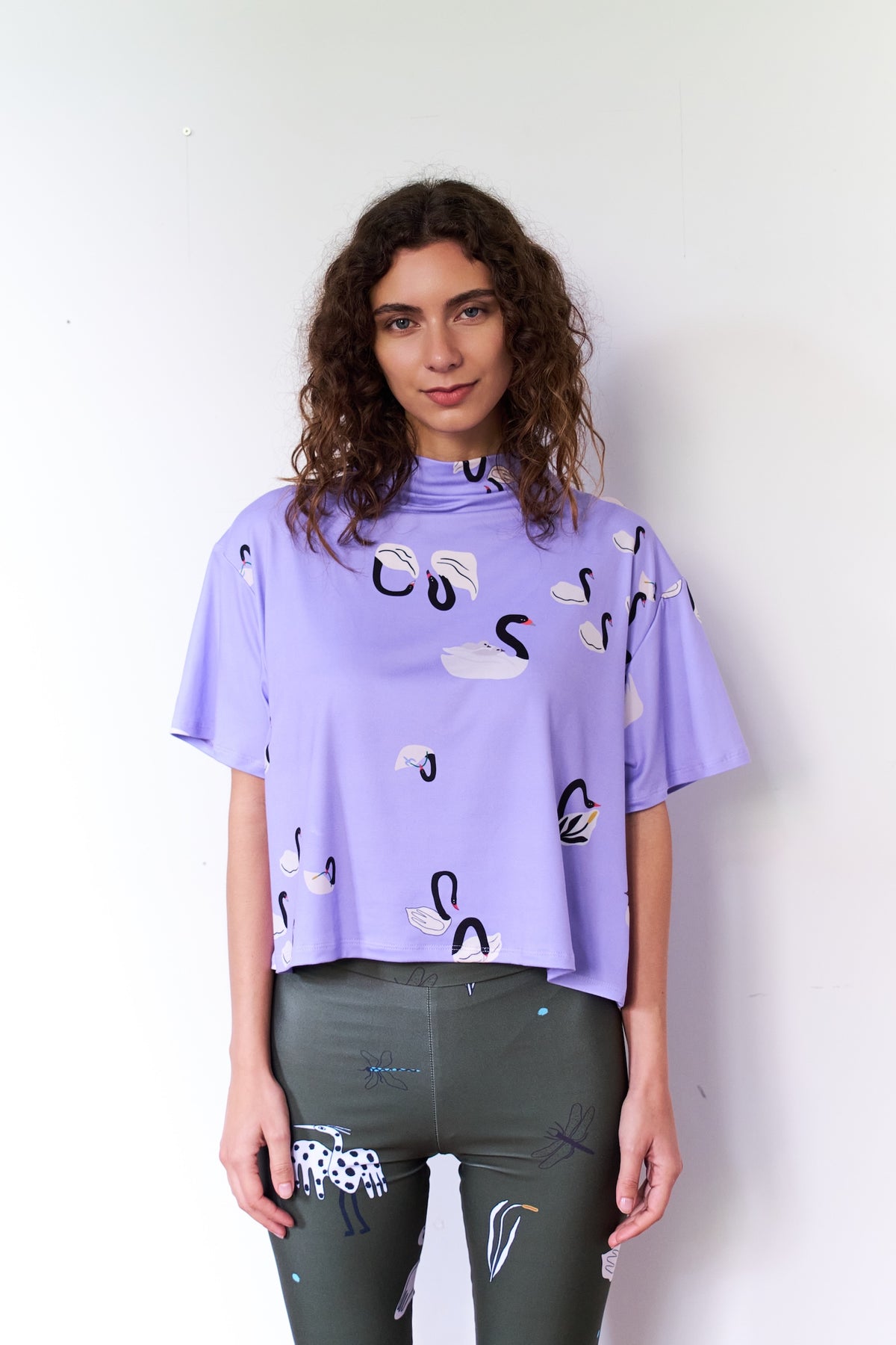 POLERA TORTUGA BANDADA MALVA