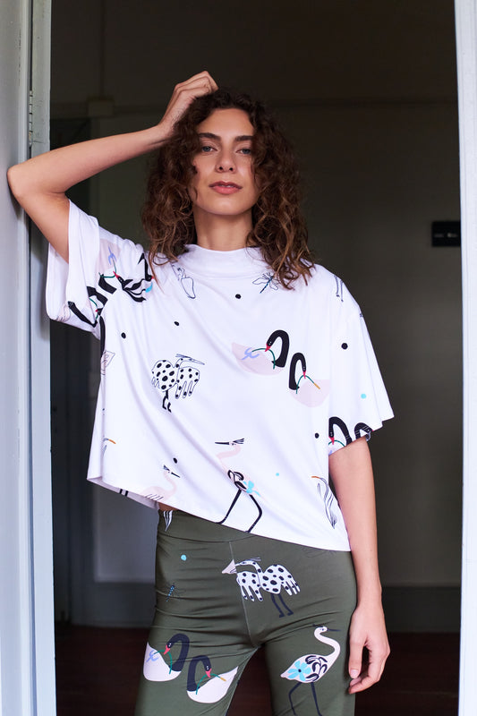 POLERA TORTUGA GARZA BLANCO